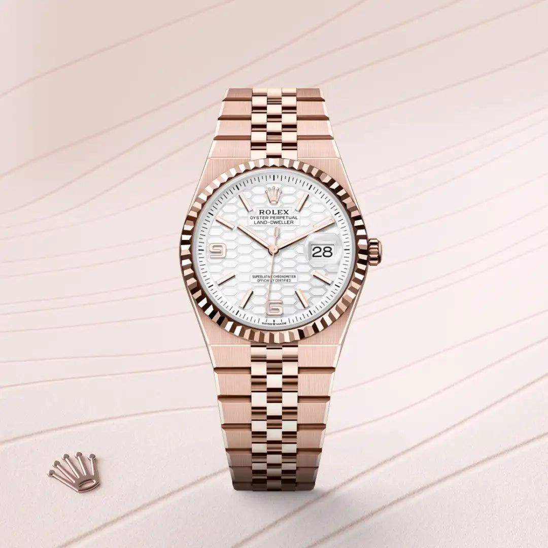 Rolex Land-Dweller in Everose Gold, M127235-0001 - Knar Jewellery