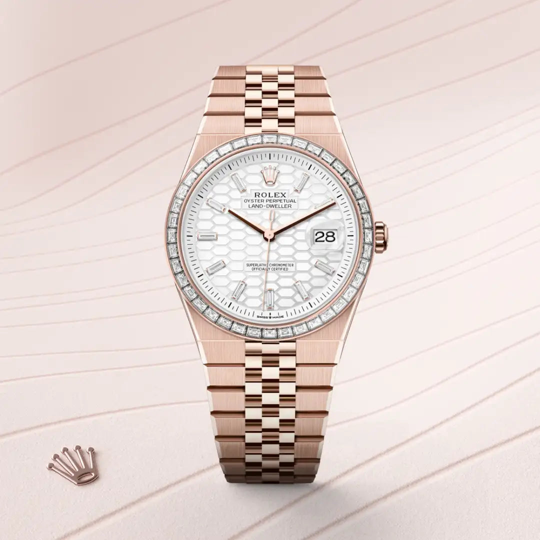 Rolex Land-Dweller in Everose Gold, M127385TBR-0003 - Knar Jewellery