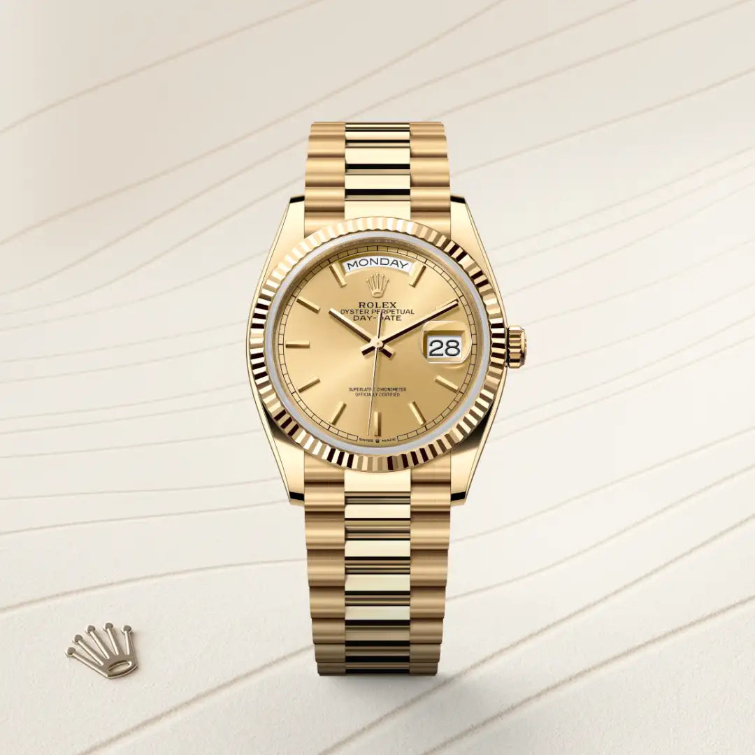 Rolex Day-Date in Yellow Gold, M128238-0045 - Knar Jewellery