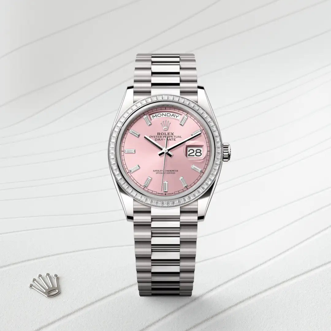 Rolex Day-Date in White Gold, M128399TBR-0029 - Knar Jewellery