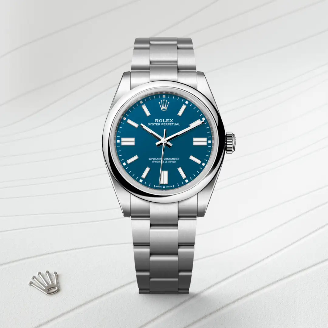 Rolex Oyster Perpetual in Oystersteel, M134300-0009 - Knar Jewellery