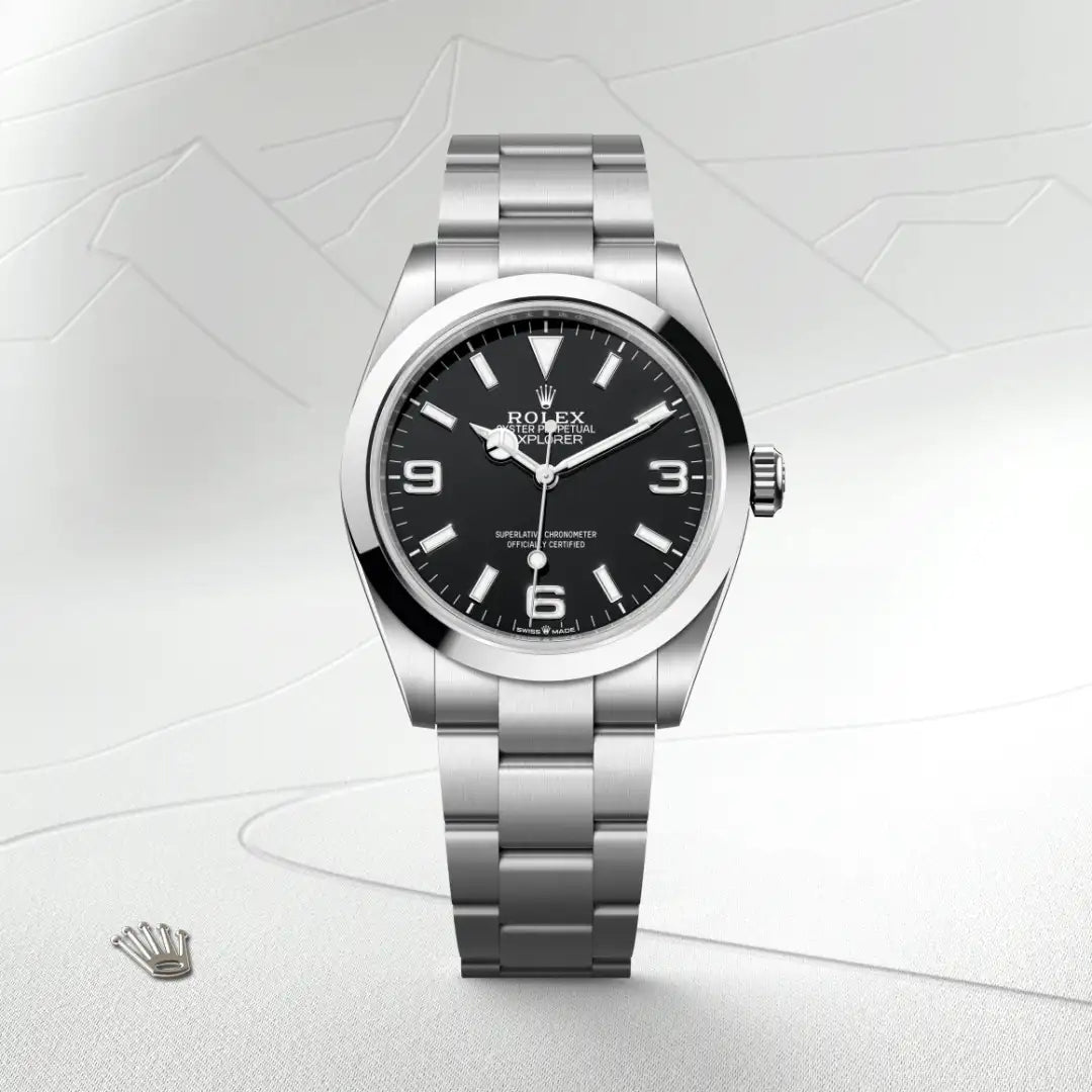 Rolex Explorer in Oystersteel, M224270-0001 - Knar Jewellery