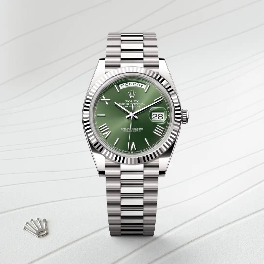 Rolex Day-Date in White Gold, M228239-0033 - Knar Jewellery