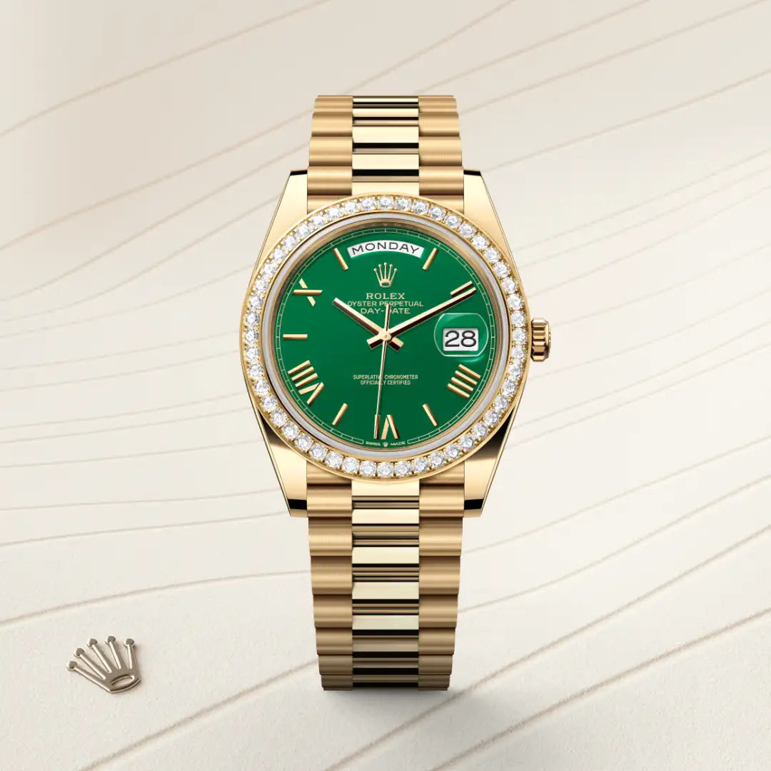 Rolex Day-Date in Yellow Gold, M228348RBR-0040 - Knar Jewellery