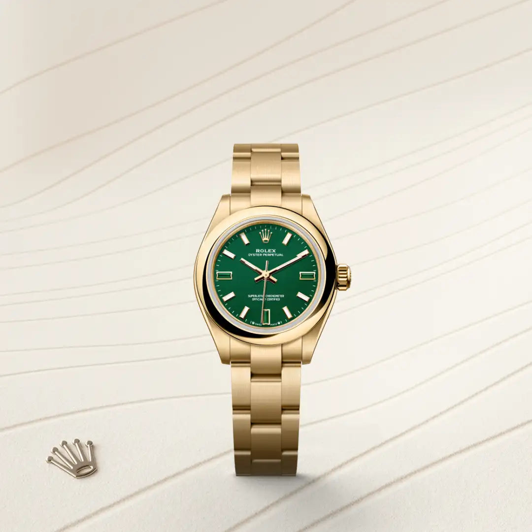 Rolex Oyster Perpetual in Yellow Gold, M276208-0002 - Knar Jewellery