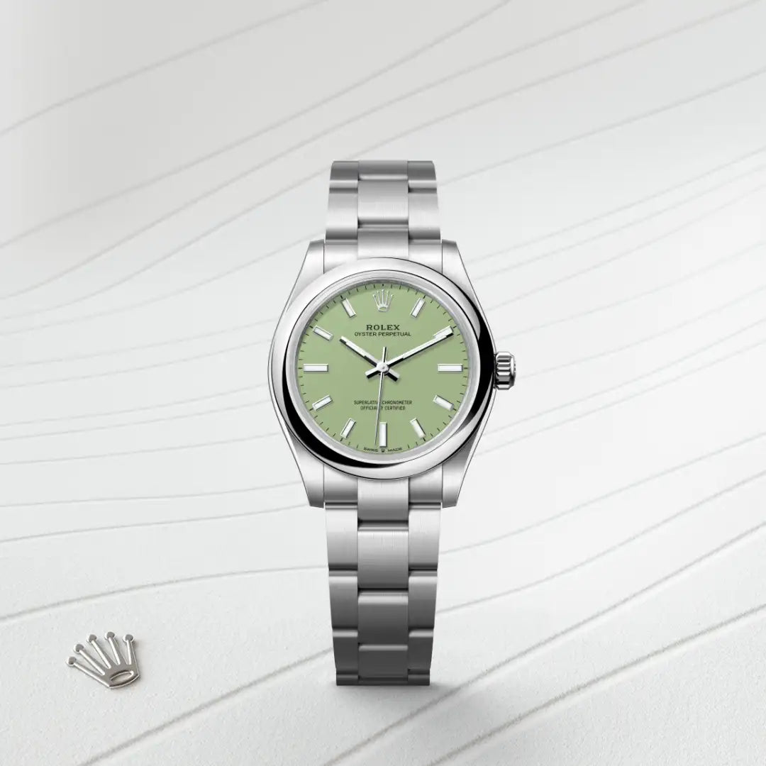 Rolex Oyster Perpetual in Oystersteel, M277200-0012 - Knar Jewellery