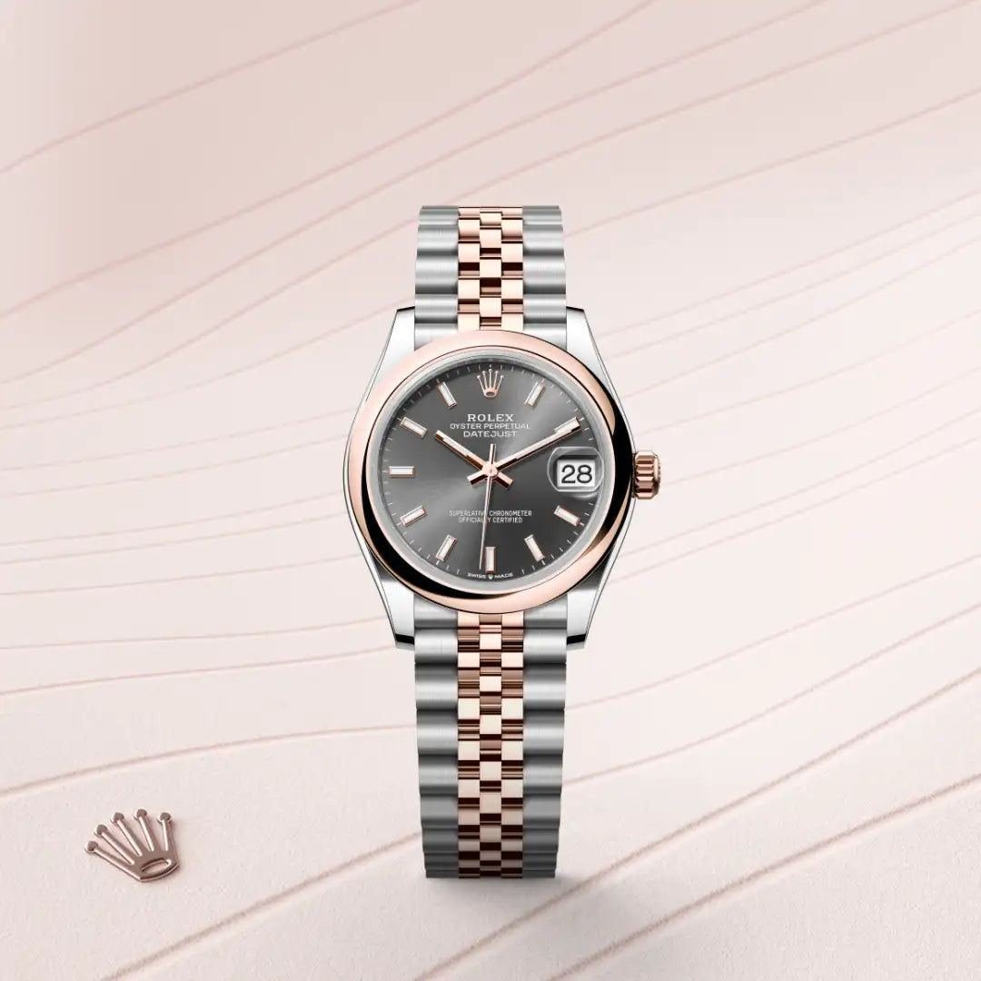 Rolex Datejust in Oystersteel And Everose Gold, M278241-0018 - Knar Jewellery
