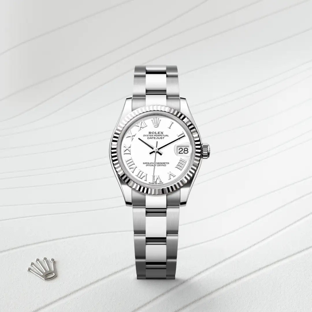 Rolex Datejust in Oystersteel And White Gold, M278274-0009 - Knar Jewellery