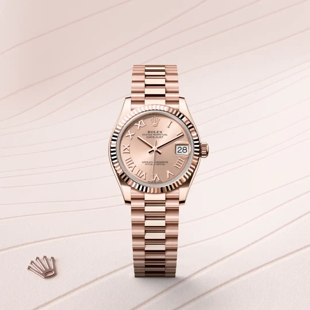 Rolex Datejust in Everose Gold, M278275-0035 - Knar Jewellery