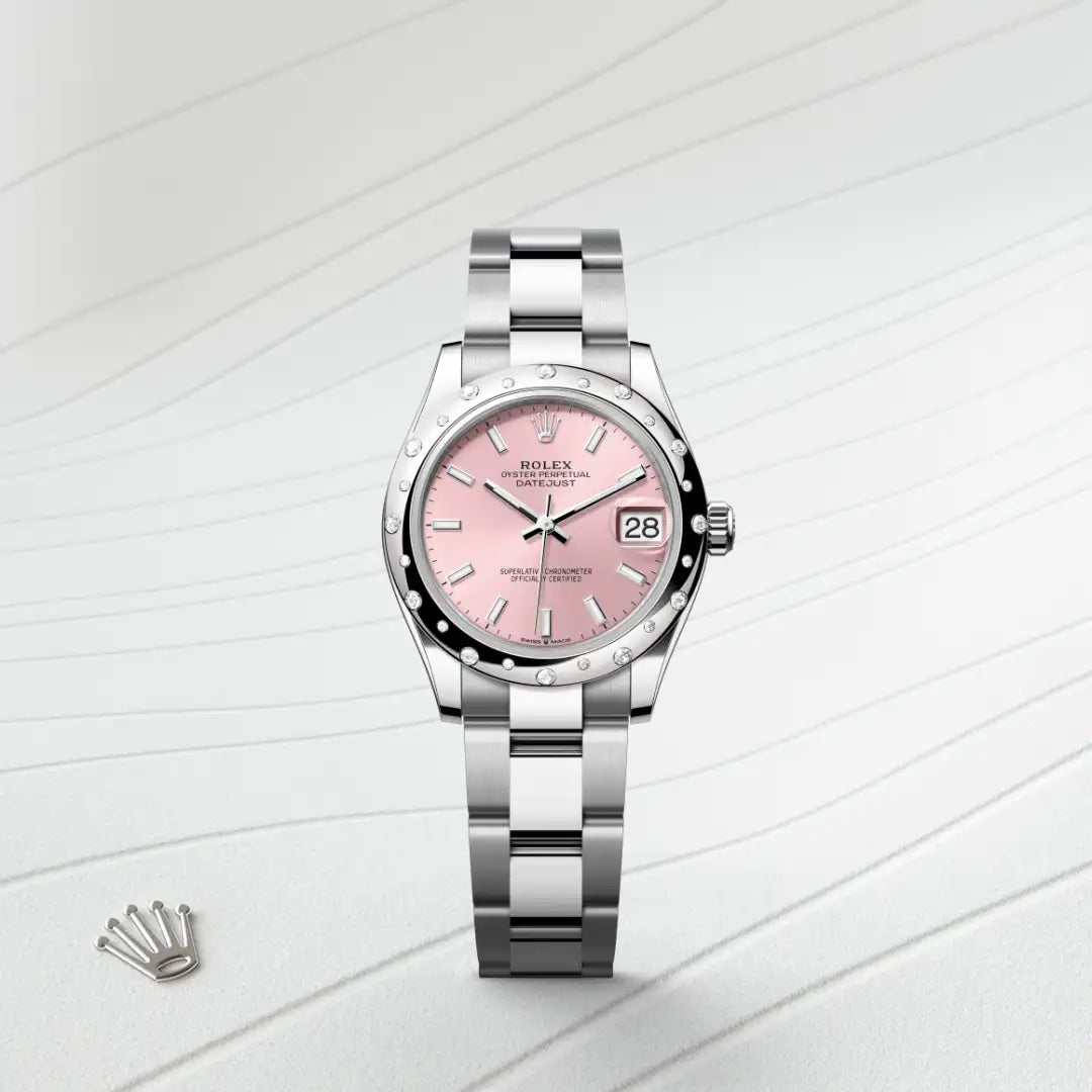 Rolex Datejust in Oystersteel And White Gold, M278344RBR-0015 - Knar Jewellery