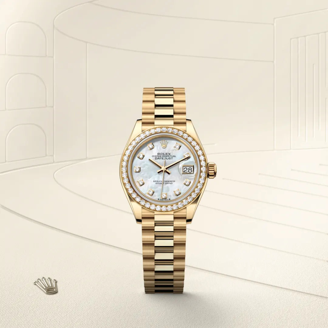 Rolex Lady-Datejust in Yellow Gold, M279138RBR-0015 - Knar Jewellery