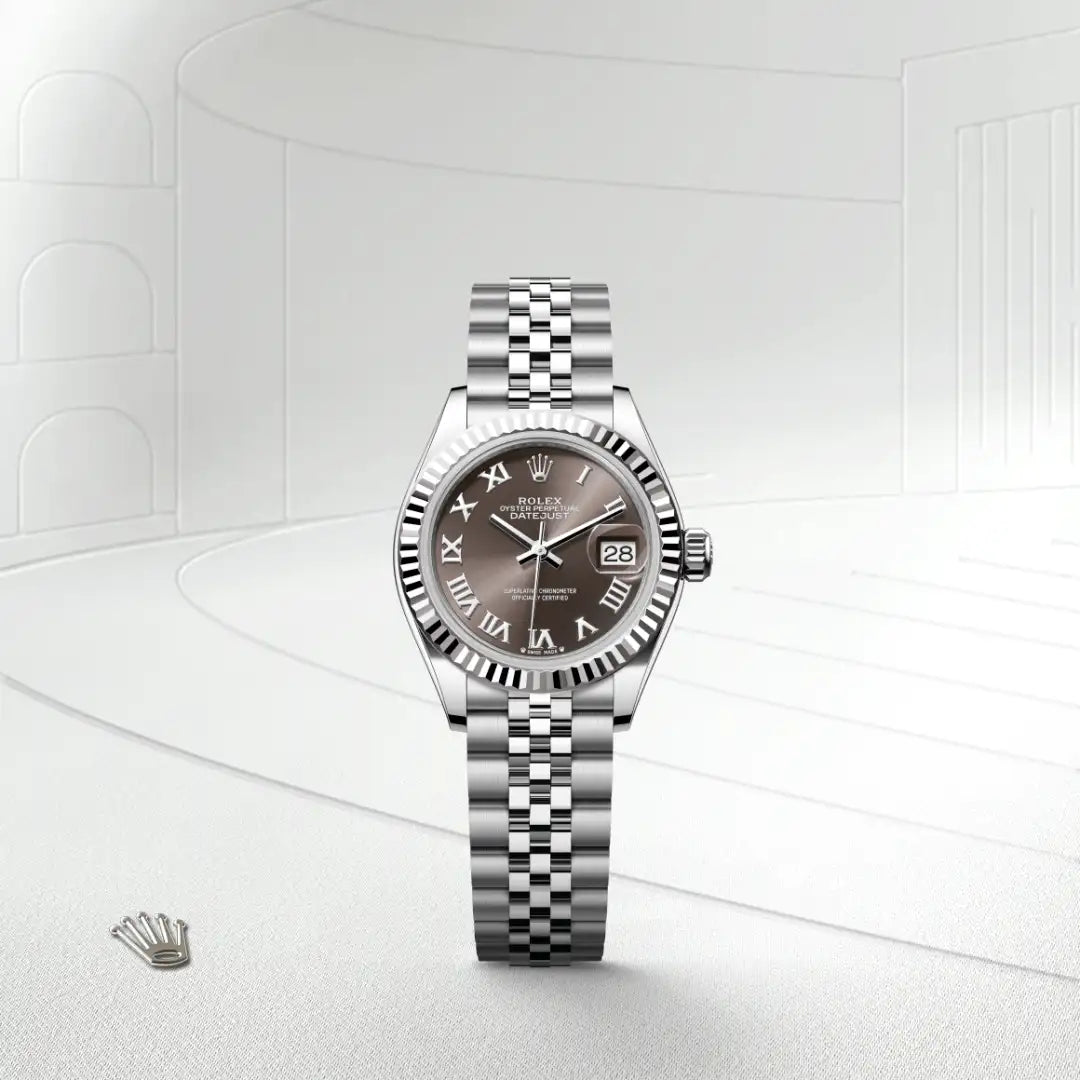 Rolex Lady-Datejust in Oystersteel And White Gold, M279174-0013 - Knar Jewellery