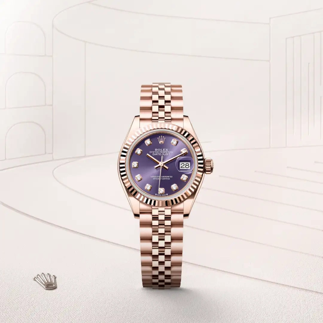 Rolex Lady-Datejust in Everose Gold, M279175-0020 - Knar Jewellery
