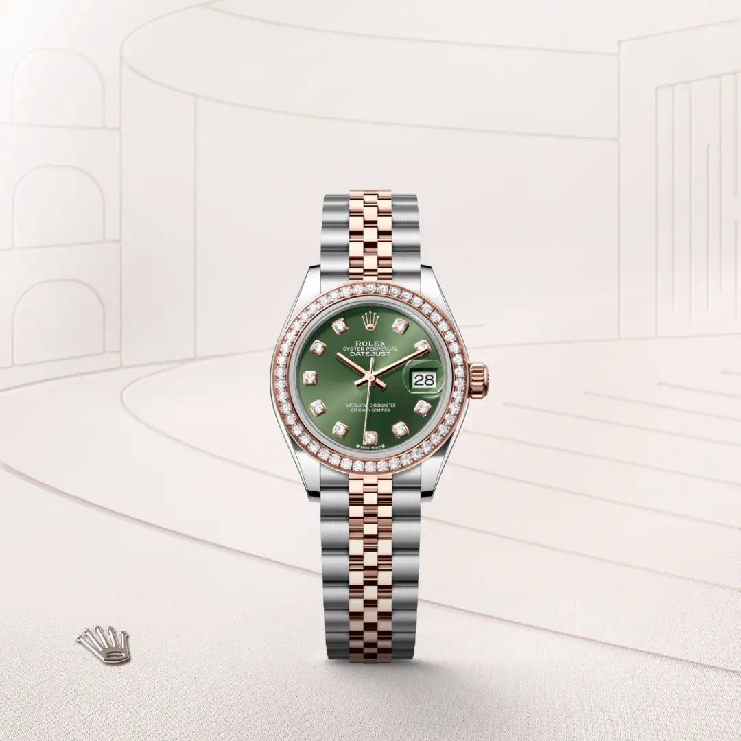 Rolex Lady-Datejust in Oystersteel And Everose Gold, M279381RBR-0007 - Knar Jewellery