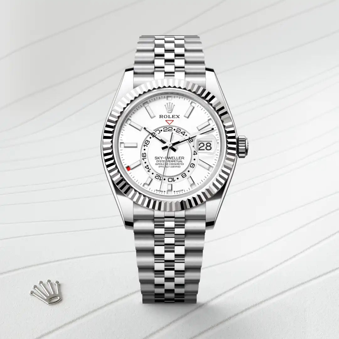 Rolex Sky-Dweller in Oystersteel And White Gold, M336934-0004 - Knar Jewellery