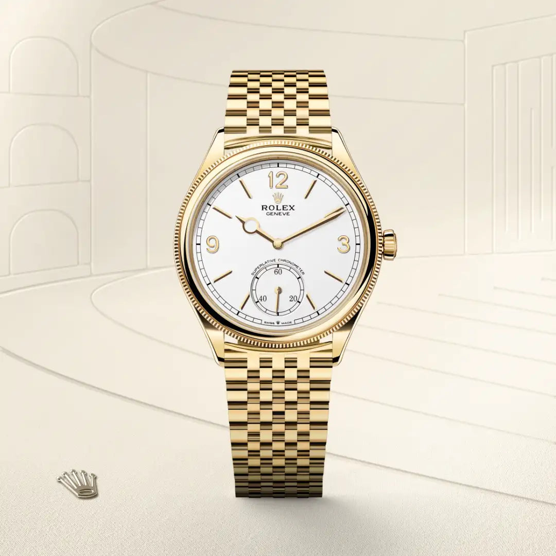 Rolex 1908 in Yellow Gold, M52508-0008 - Knar Jewellery