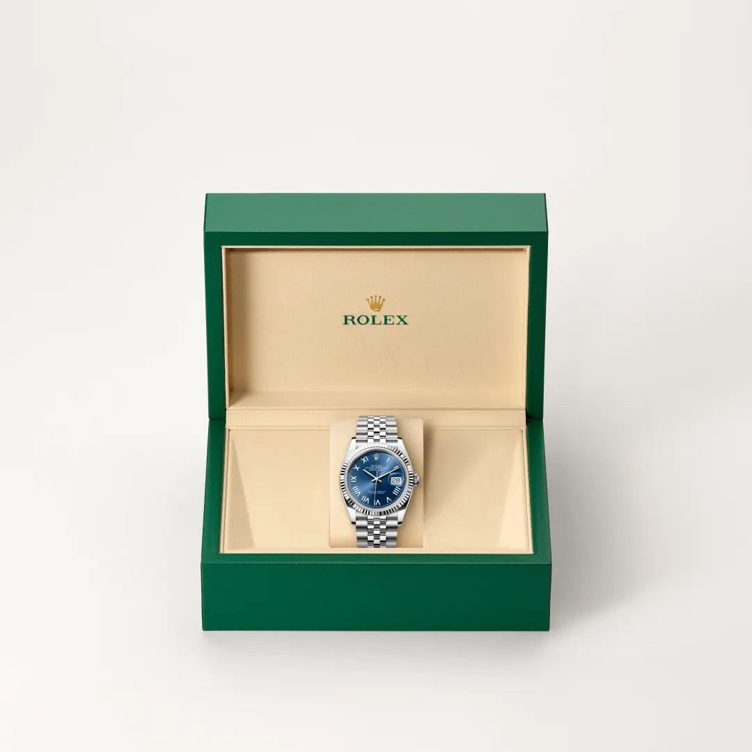 Rolex Datejust in Oystersteel And White Gold, M126234-0069 - Knar Jewellery