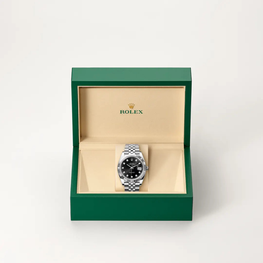 Rolex Datejust in Oystersteel And White Gold, M126334-0012 - Knar Jewellery