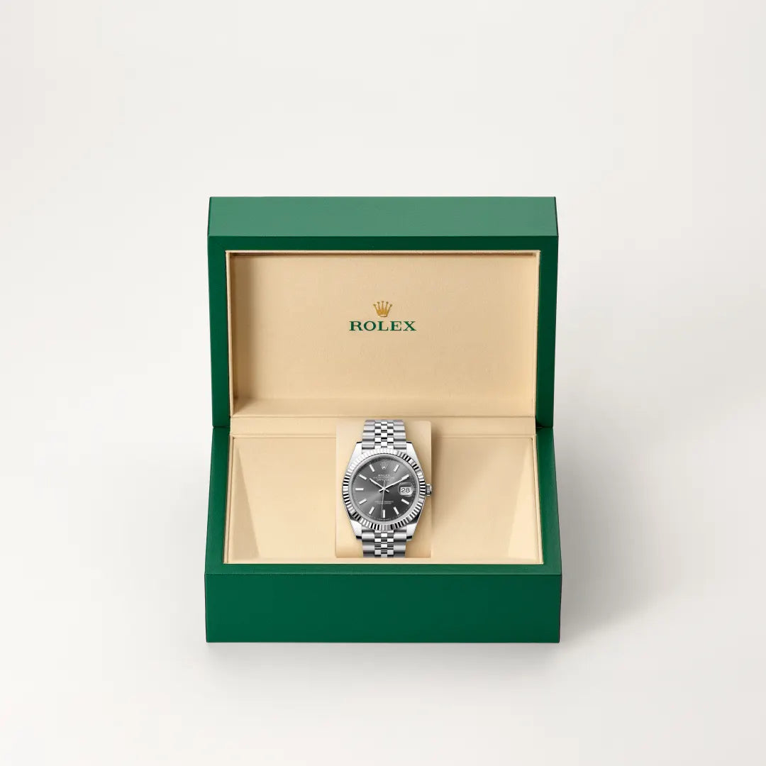 Rolex Datejust in Oystersteel And White Gold, M126334-0014 - Knar Jewellery
