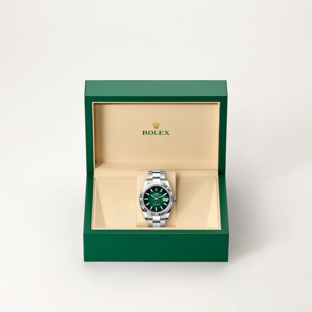 Rolex Datejust in Oystersteel And White Gold, M126334-0033 - Knar Jewellery