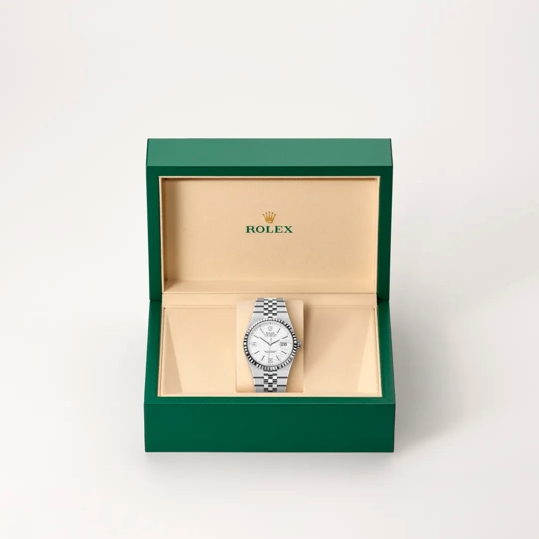 Rolex Land-Dweller in Oystersteel And White Gold, M127234-0001 - Knar Jewellery