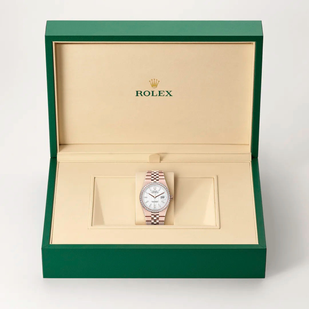 Rolex Land-Dweller in Everose Gold, M127285TBR-0002 - Knar Jewellery