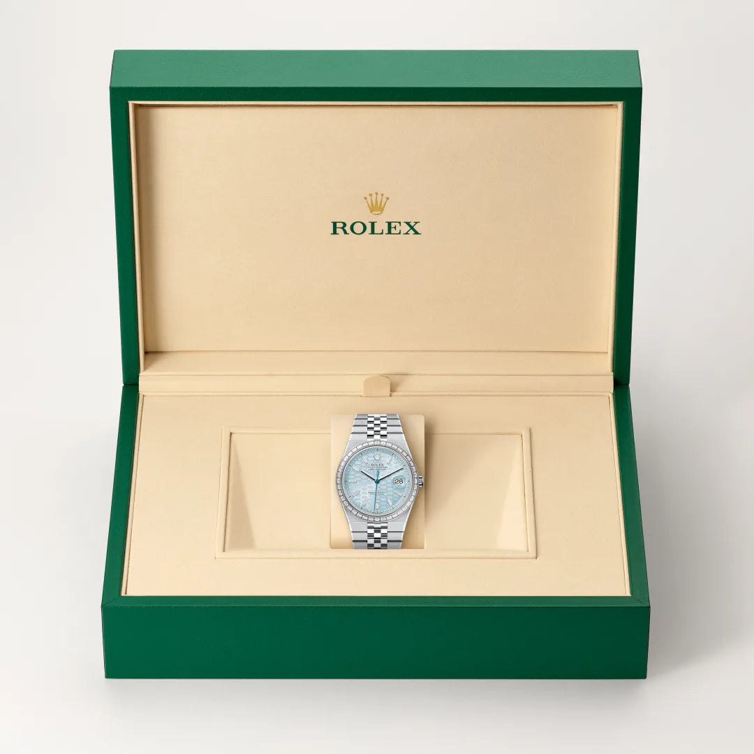 Rolex Land-Dweller in Platinum, M127386TBR-0001 - Knar Jewellery