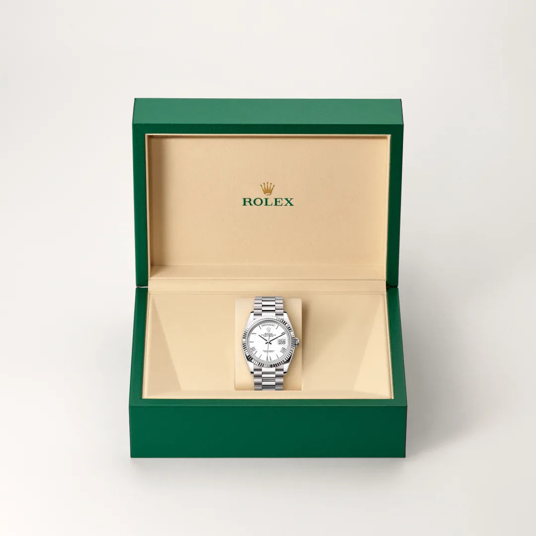 Rolex Day-Date in White Gold, M128239-0059 - Knar Jewellery