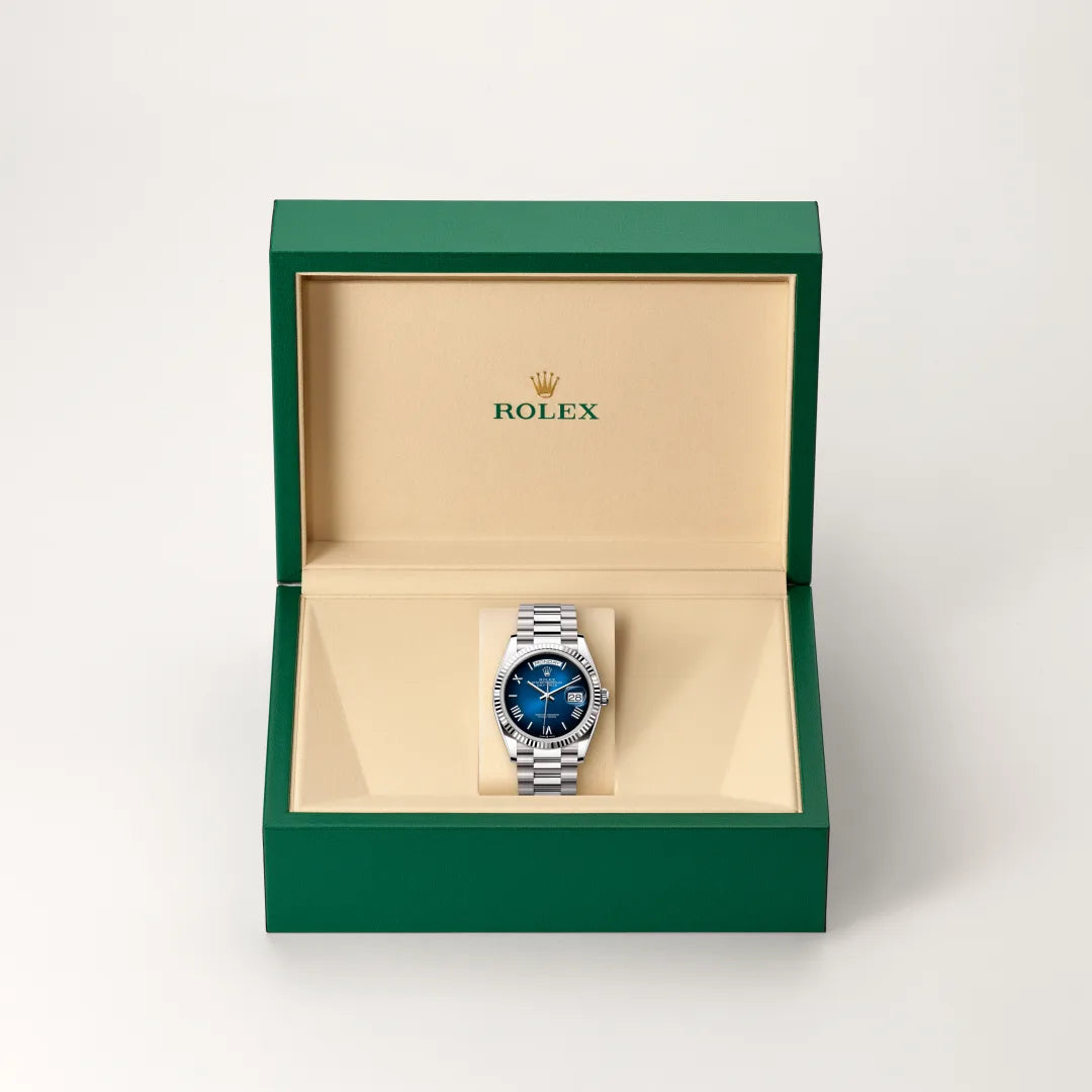 Rolex Day-Date in White Gold, M128239-0063 - Knar Jewellery