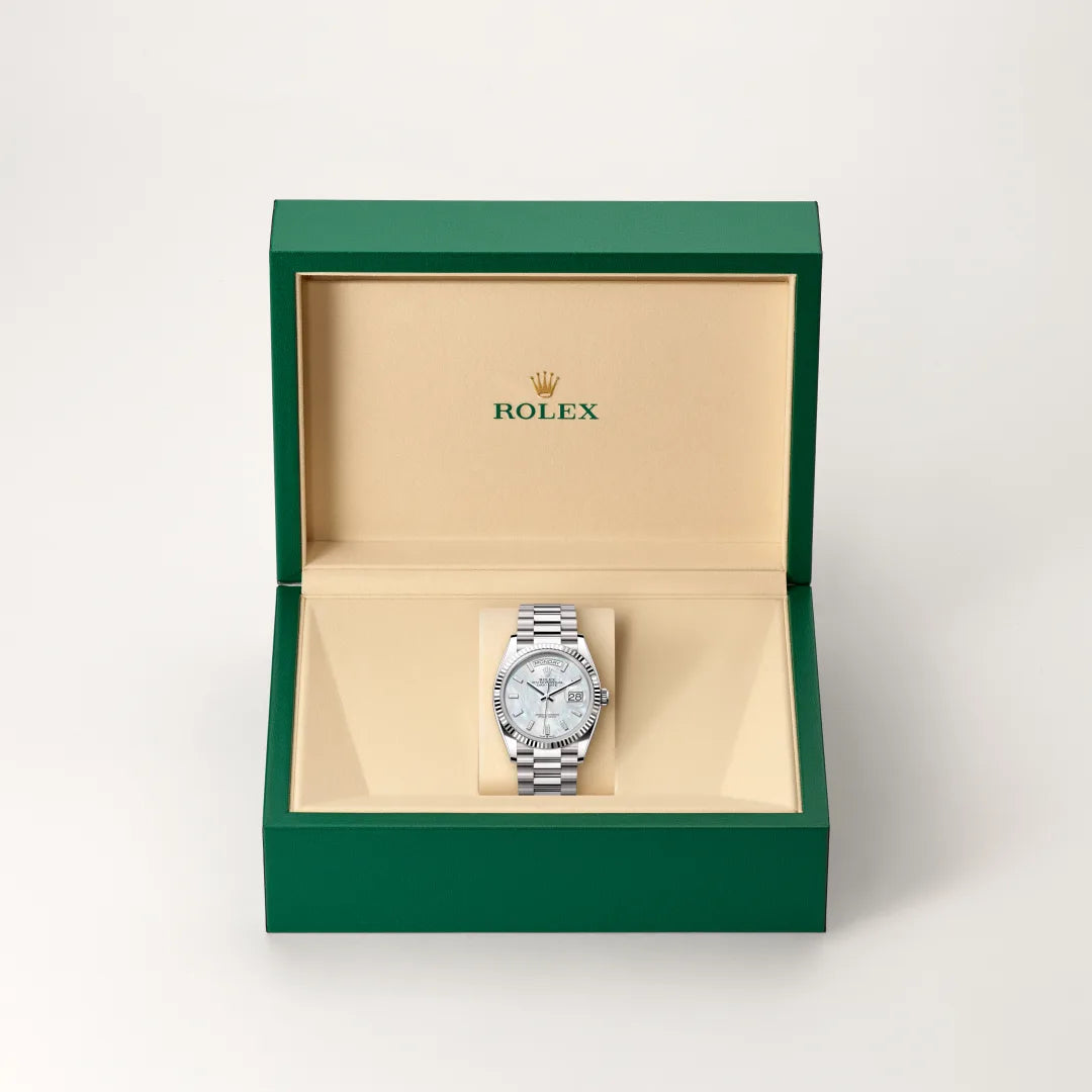 Rolex Day-Date in White Gold, M128239-0065 - Knar Jewellery