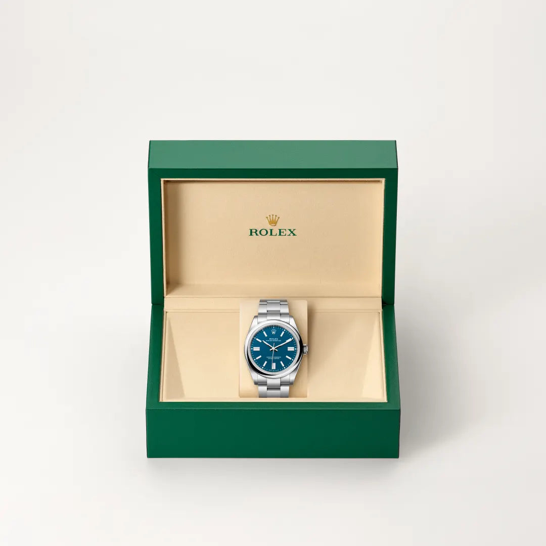 Rolex Oyster Perpetual in Oystersteel, M134300-0009 - Knar Jewellery