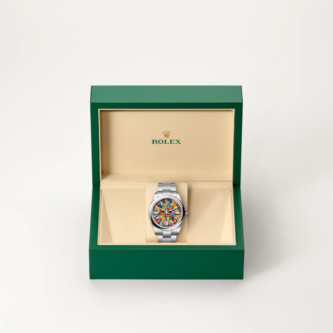 Rolex Oyster Perpetual in Oystersteel, M134300-0010 - Knar Jewellery