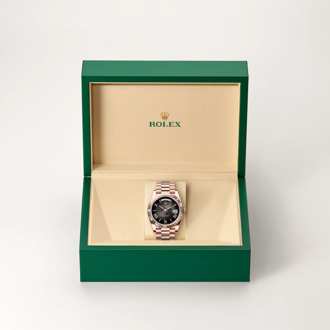 Rolex Day-Date in Everose Gold, M228235-0055 - Knar Jewellery