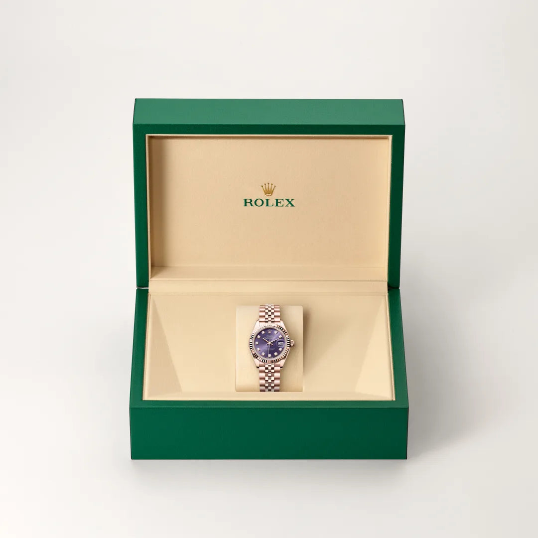 Rolex Lady-Datejust in Everose Gold, M279175-0020 - Knar Jewellery