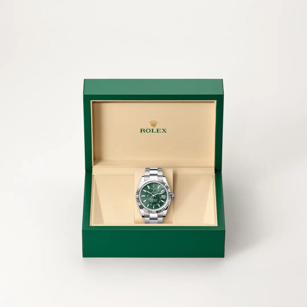 Rolex Sky-Dweller in Oystersteel And White Gold, M336934-0001 - Knar Jewellery