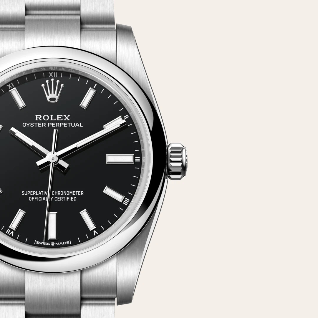 Rolex Oyster Perpetual in Oystersteel, M124200-0010 - Knar Jewellery