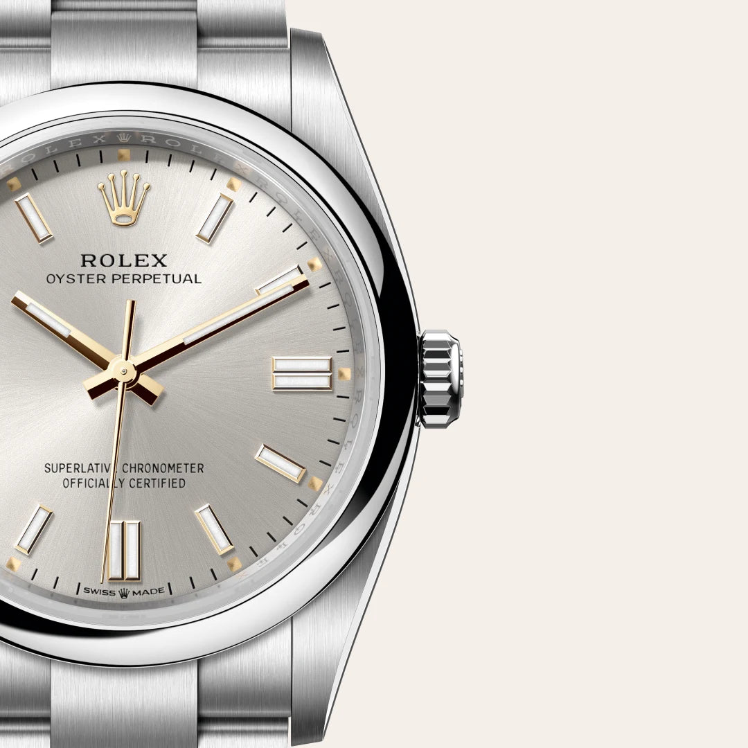 Rolex Oyster Perpetual in Oystersteel, M126000-0001 - Knar Jewellery