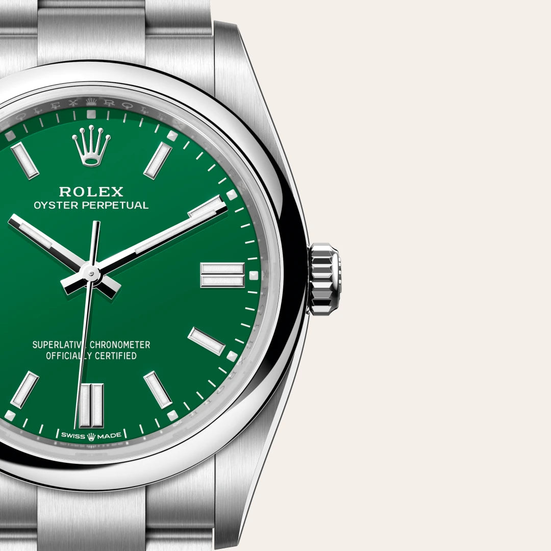 Rolex Oyster Perpetual in Oystersteel, M126000-0005 - Knar Jewellery