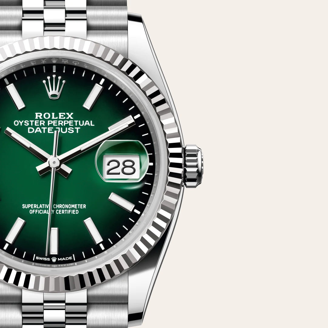 Rolex Datejust in Oystersteel And White Gold, M126234-0059 - Knar Jewellery