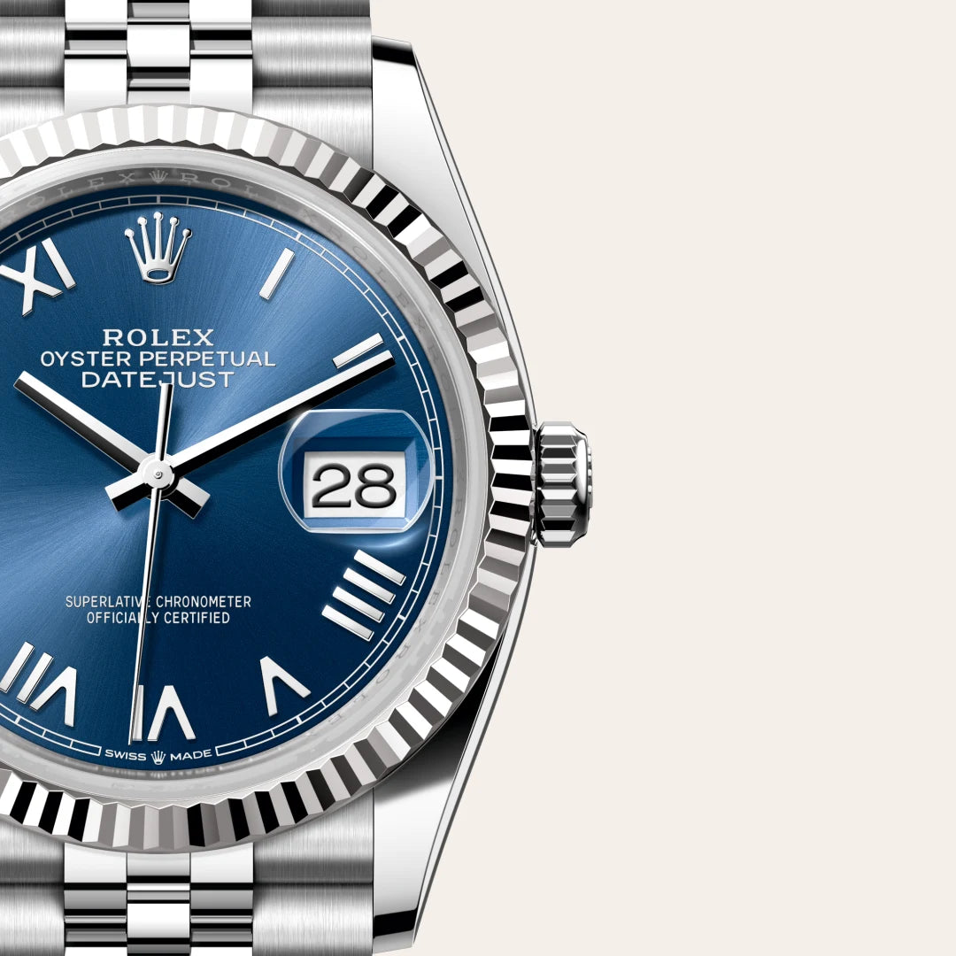 Rolex Datejust in Oystersteel And White Gold, M126234-0069 - Knar Jewellery