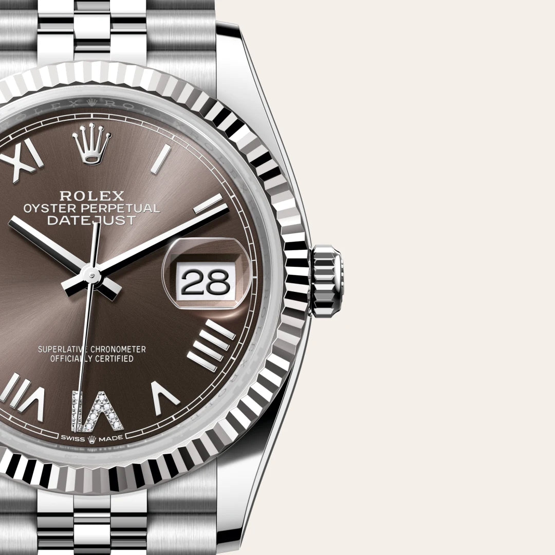 Rolex Datejust in Oystersteel And White Gold, M126234-0071 - Knar Jewellery