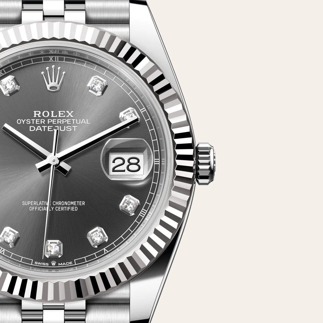 Rolex Datejust in Oystersteel And White Gold, M126334-0006 - Knar Jewellery