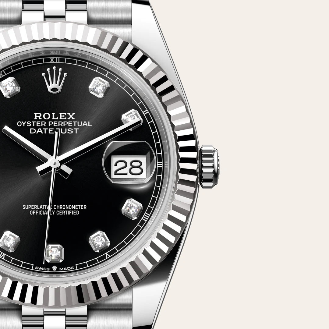 Rolex Datejust in Oystersteel And White Gold, M126334-0012 - Knar Jewellery