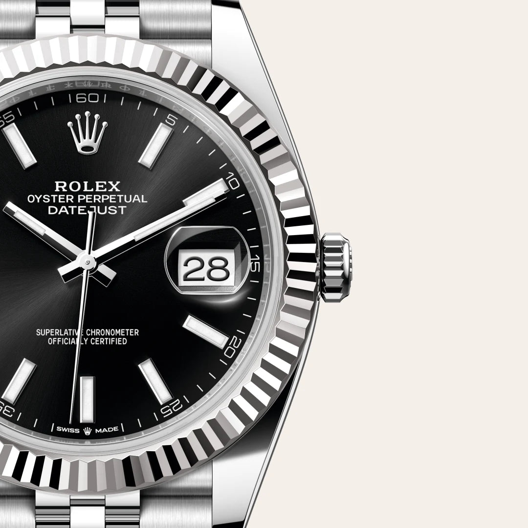 Rolex Datejust in Oystersteel And White Gold, M126334-0018 - Knar Jewellery