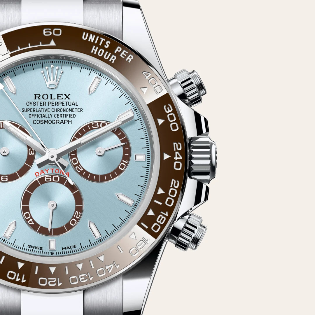 Rolex Cosmograph Daytona in Platinum, M126506-0001 - Knar Jewellery