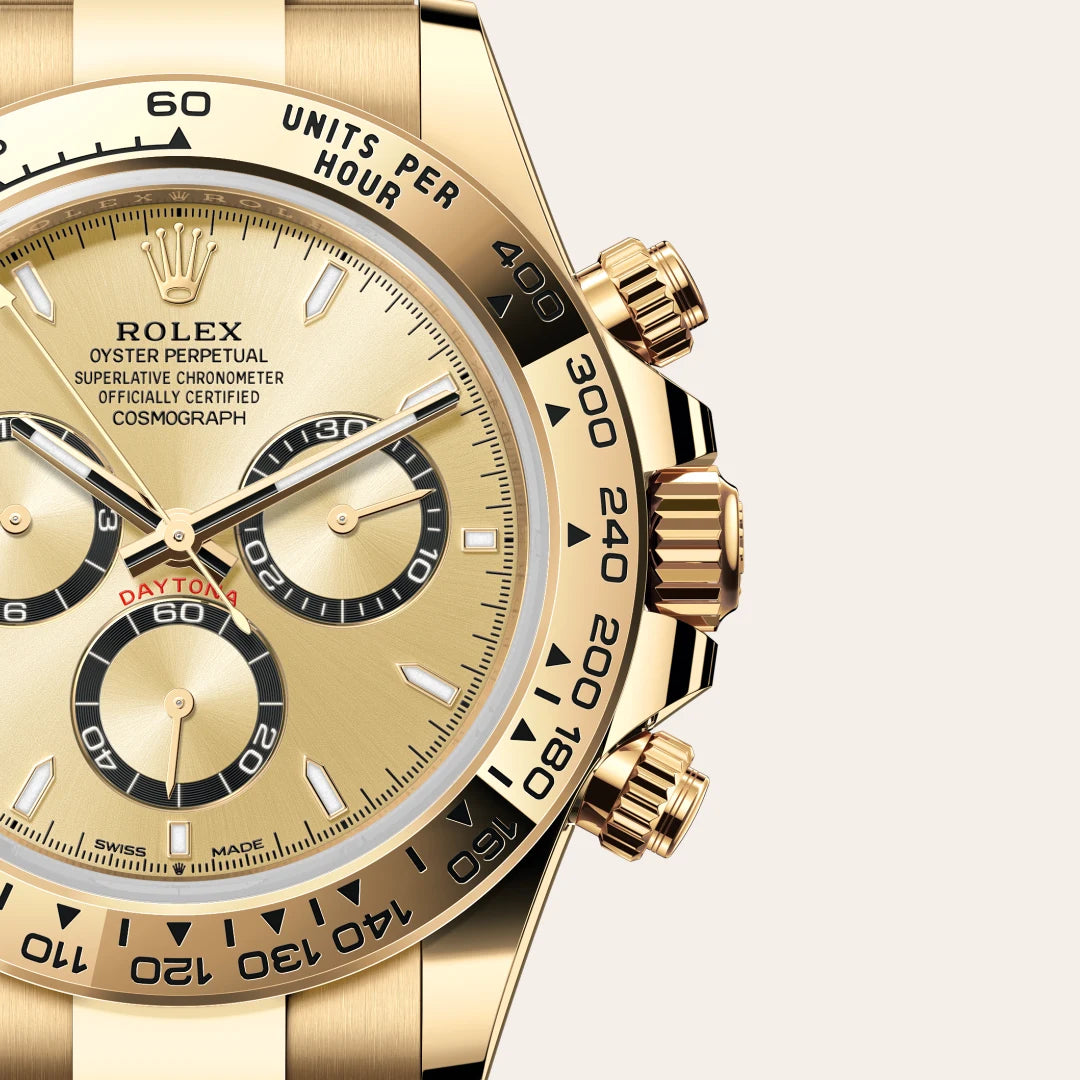Rolex Cosmograph Daytona in Yellow Gold, M126508-0005 - Knar Jewellery