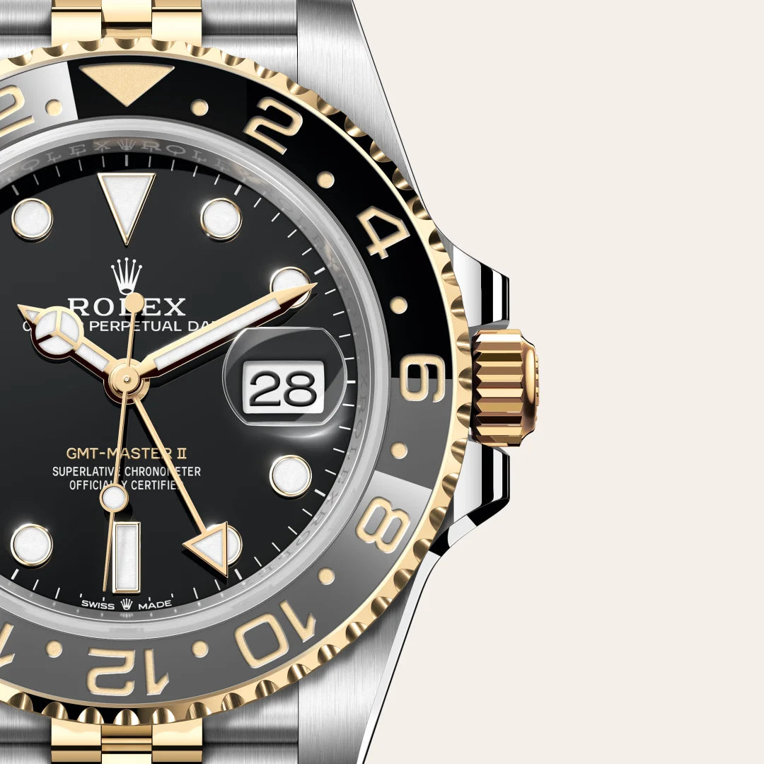 Rolex GMT-Master II in Oystersteel And Yellow Gold, M126713GRNR-0001 - Knar Jewellery