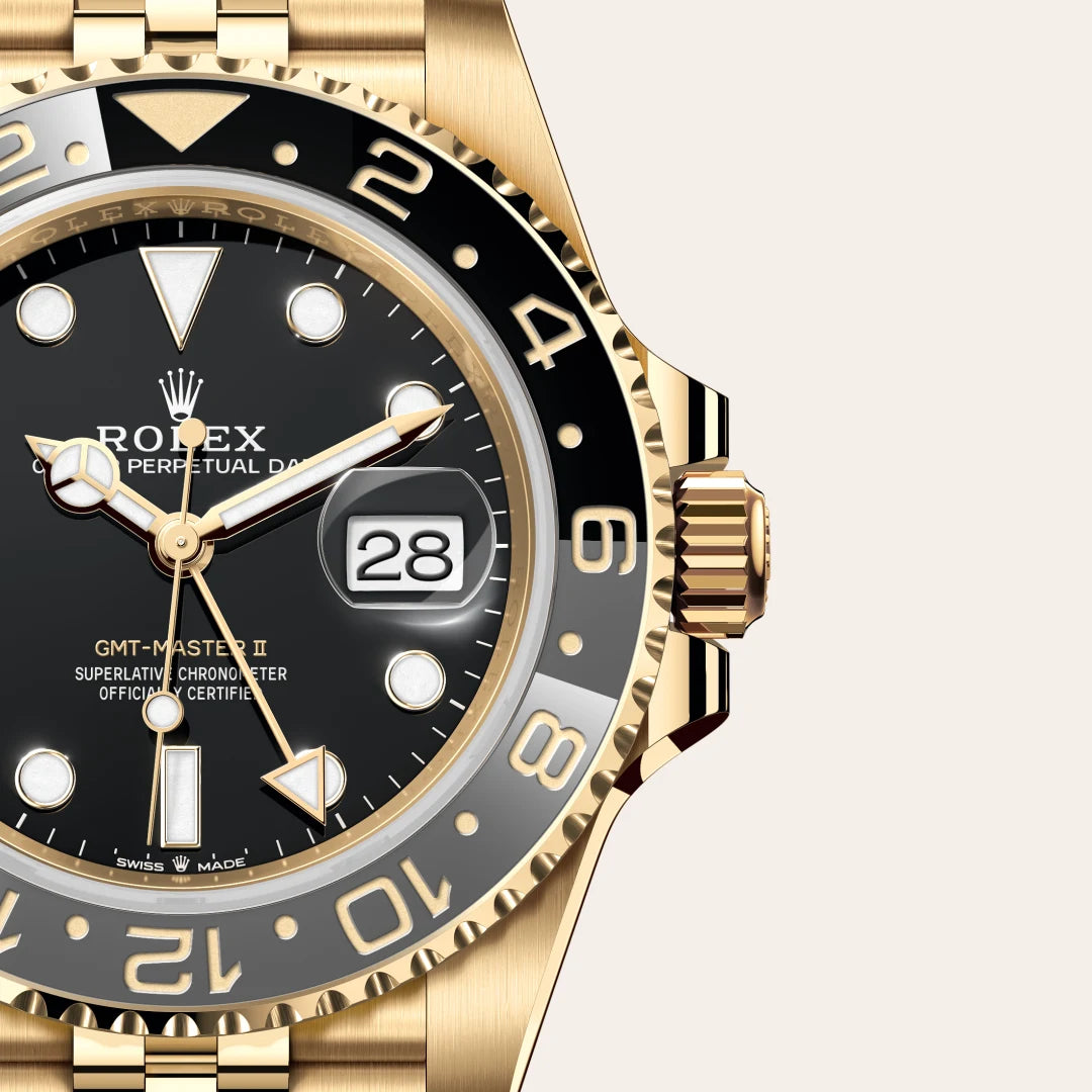 Rolex GMT-Master II in Yellow Gold, M126718GRNR-0001 - Knar Jewellery