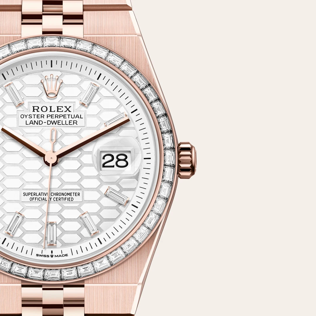 Rolex Land-Dweller in Everose Gold, M127285TBR-0002 - Knar Jewellery