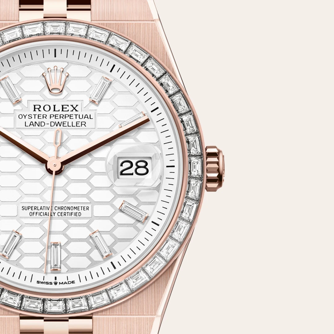 Rolex Land-Dweller in Everose Gold, M127385TBR-0003 - Knar Jewellery